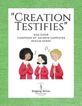 Creation Testifies Two-Part choral sheet music cover